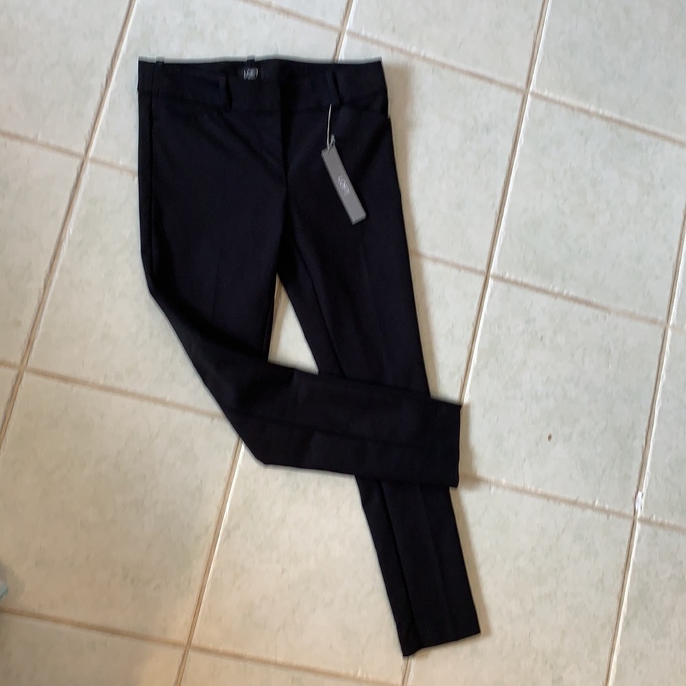 Loft size 0 petite black Marisa Skinny ankle length slacks